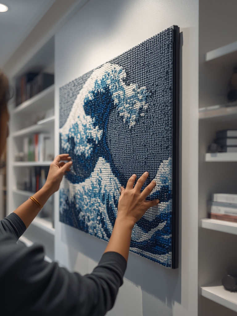 LEGO Art: 7 Ultimate Steps For Amazing Japanese Wall Decor In 2026 2 LEGO Art in action