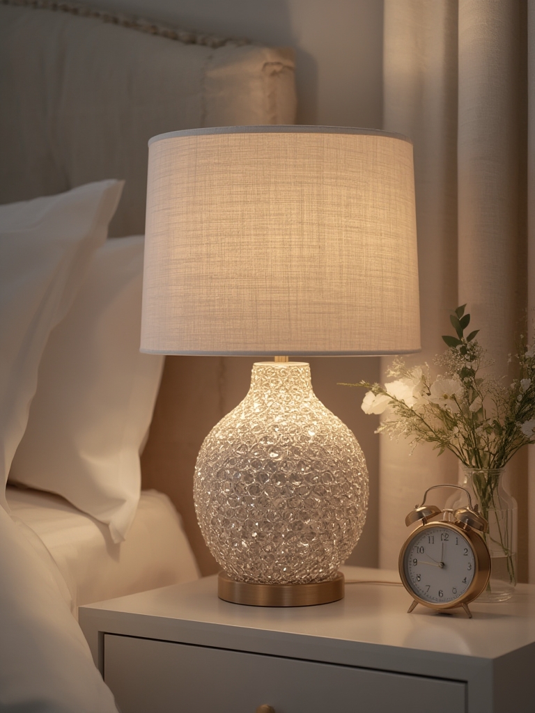 seashell lamp in action