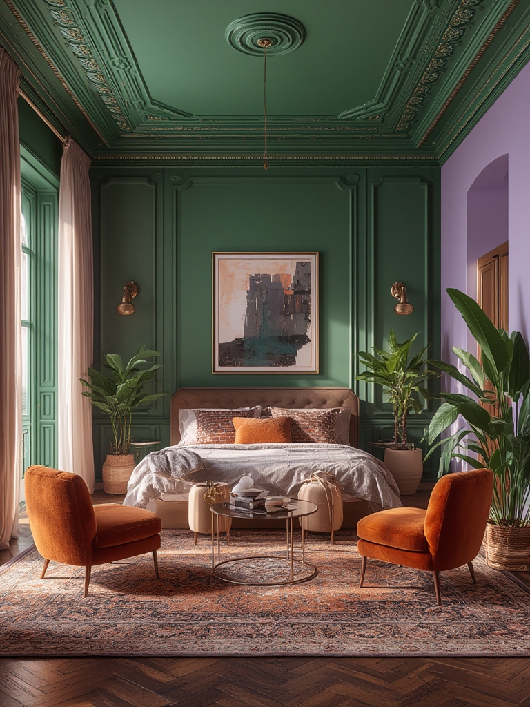Color Drenched Room: 7 Amazing Ways To Create A Cohesive Space (Proven Guide) 37 color drenched room