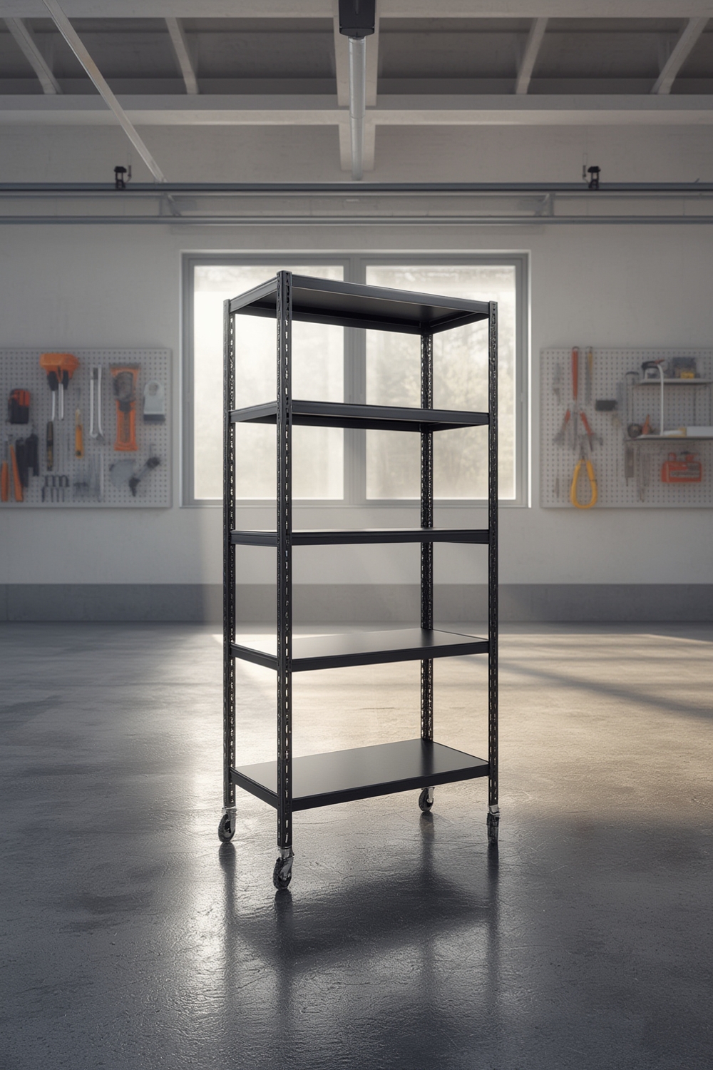 metal shelf product view