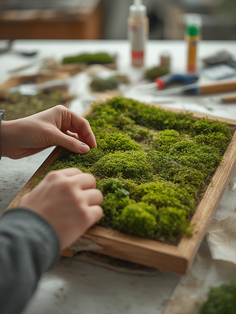 moss wall art decor - Illustration 2