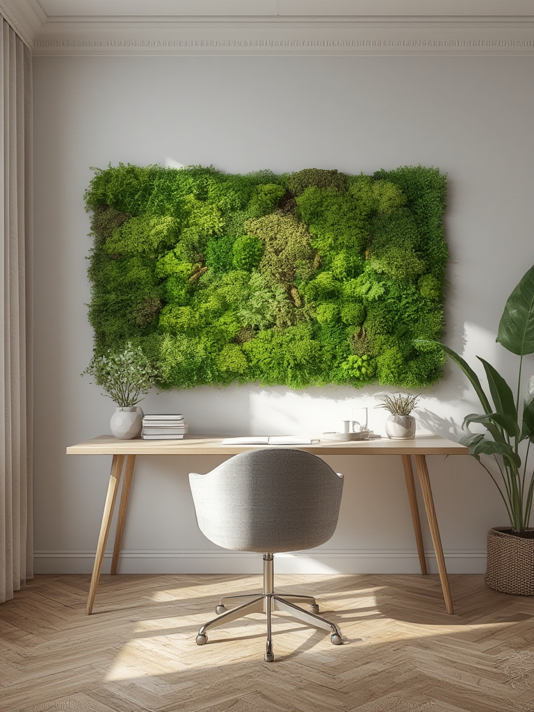 moss wall art decor - Illustration 3