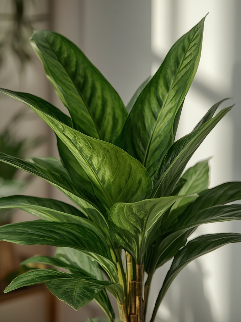 artificial dracaena in action