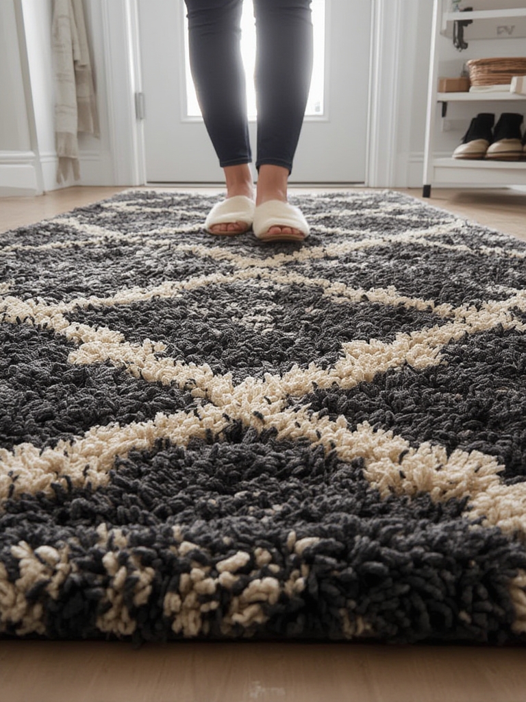 Moroccan rug in action