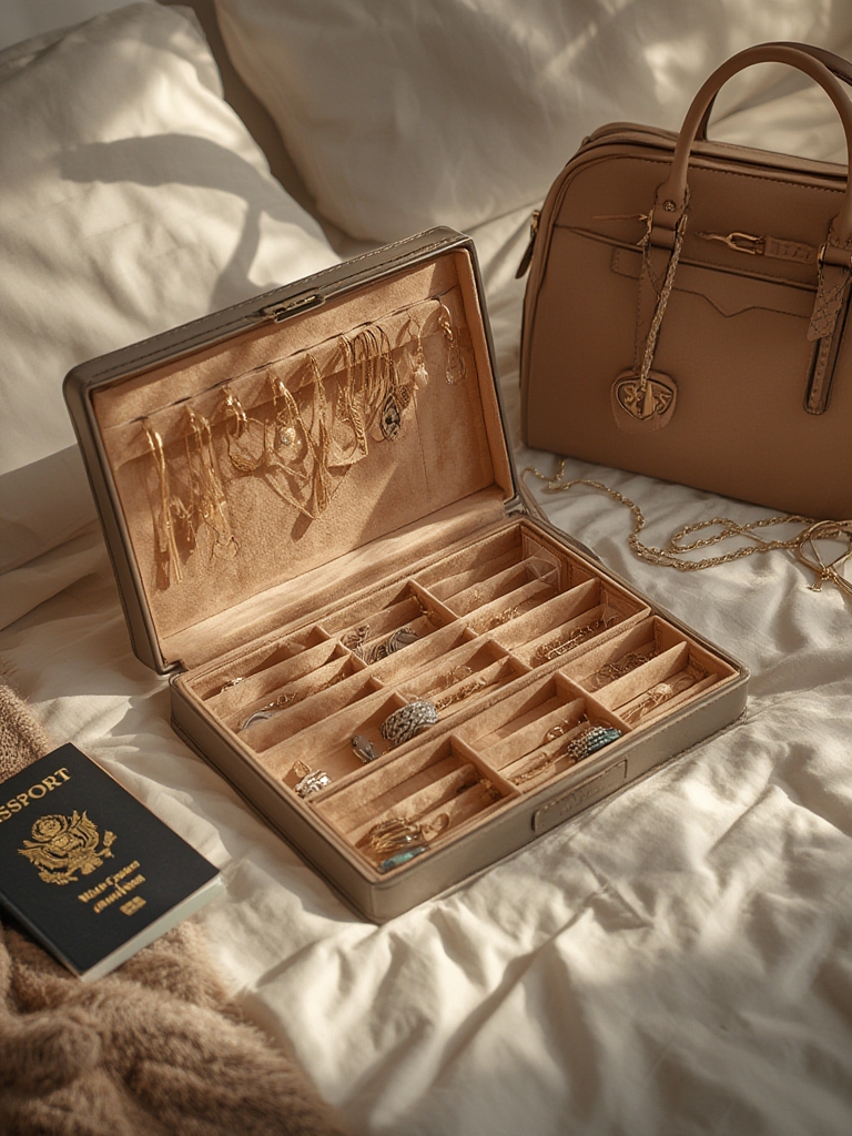 jewelry organizer in action